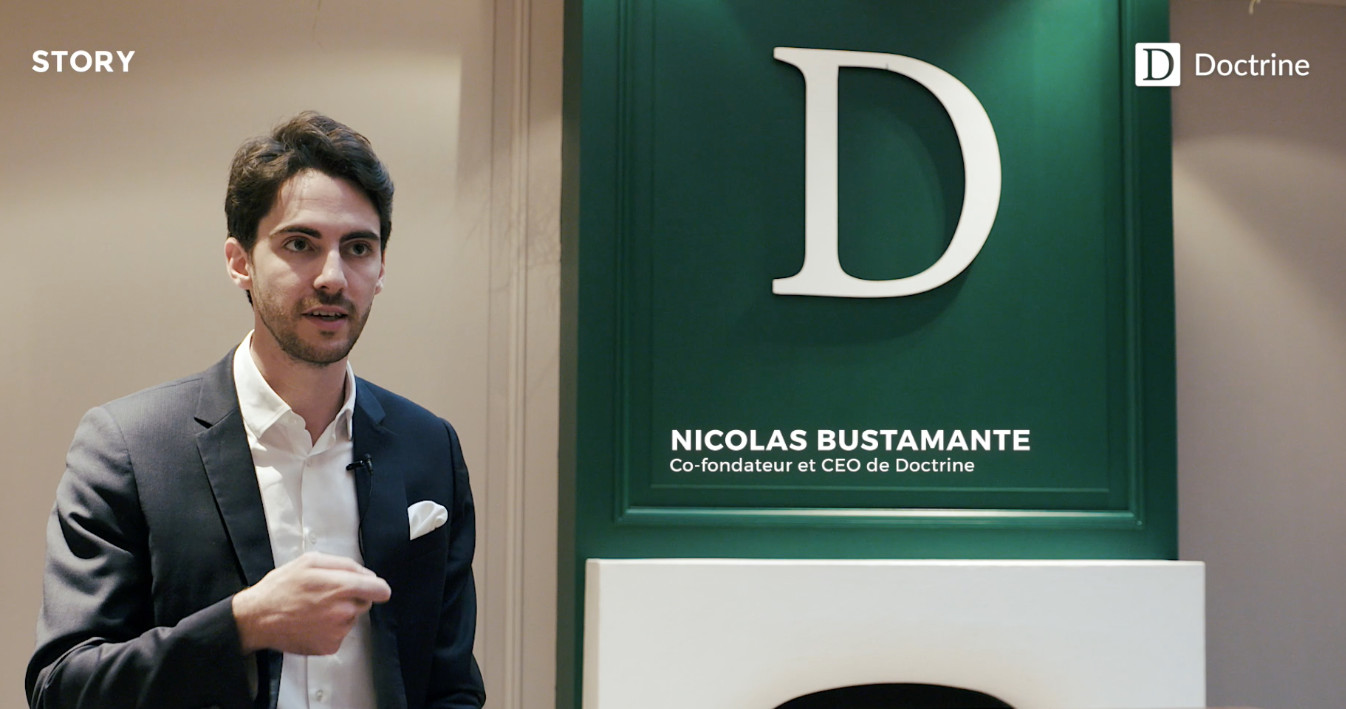 Nicolas Bustamante, PDG et co-fondateur de Doctrine