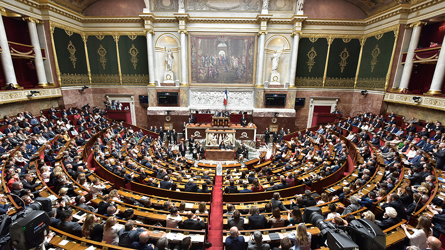 L’hémicycle de l'assemblée nationale