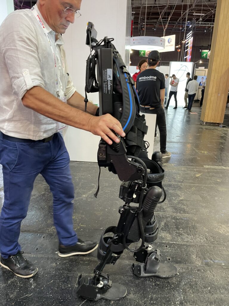 Le marcheur d'Ekso Bionics santé connectée Techtalks Numeum