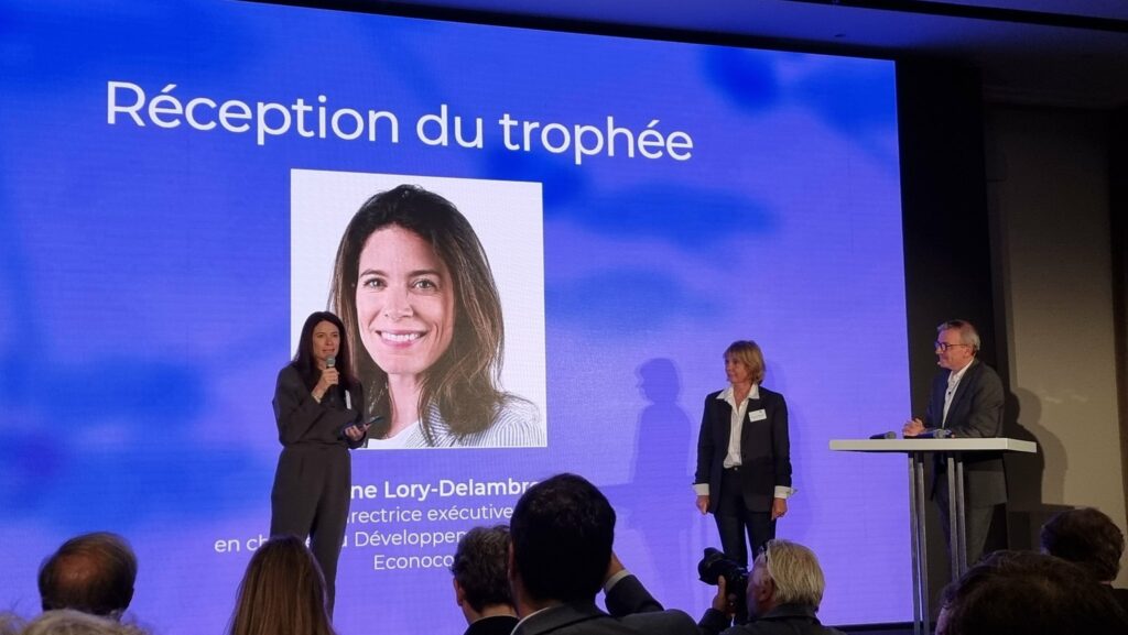 Hélène Lory-Delambre, Directrice exécutive en charge du développement stratégique d'Econocom lors de la soirée ESN & ICT Numeum 2022.