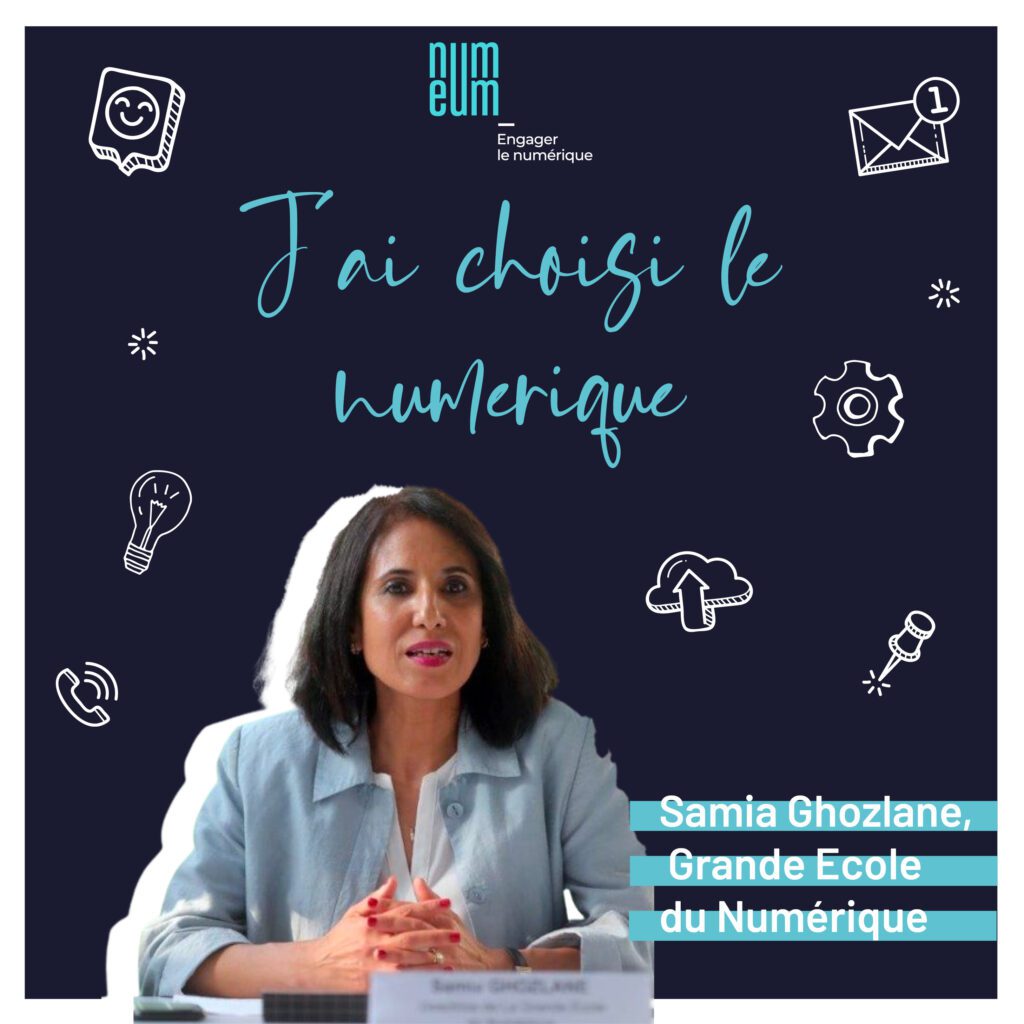 Samia Ghozlane, Grande Ecole du Numérique : "Du travail, il y en a dans le numérique" Numeum TechTalks
