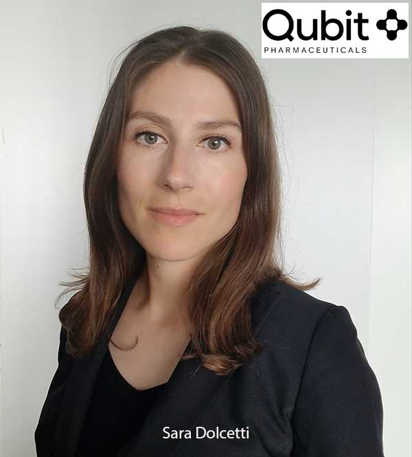 Sara Dolcetti, vice-Présidente en charge du Business Développement de Qubit Pharmaceuticals.